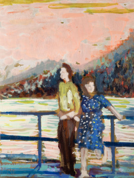 Painting of artist Timur Lukas.