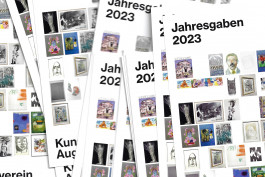 Scan of the invitation to the Jahresgaben 2023