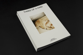 cover of an architecture portfolio book on a black background