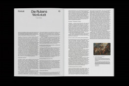 spread of an art on a black background 