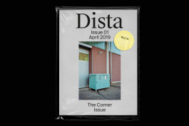 Cover of a photo zine on a black background 