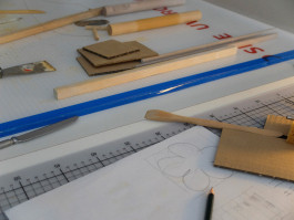 various tools on a white table